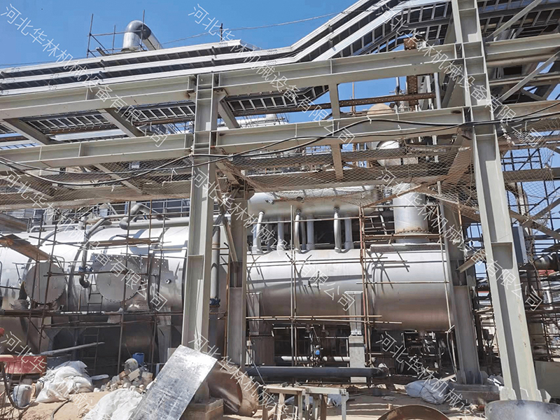 寧夏廢熱鍋爐項(xiàng)目現(xiàn)場(chǎng)