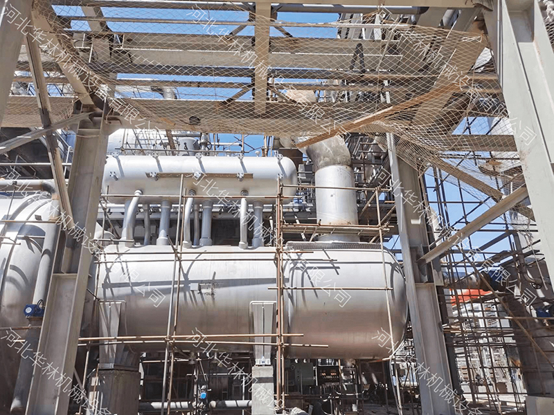 寧夏廢熱鍋爐項(xiàng)目現(xiàn)場